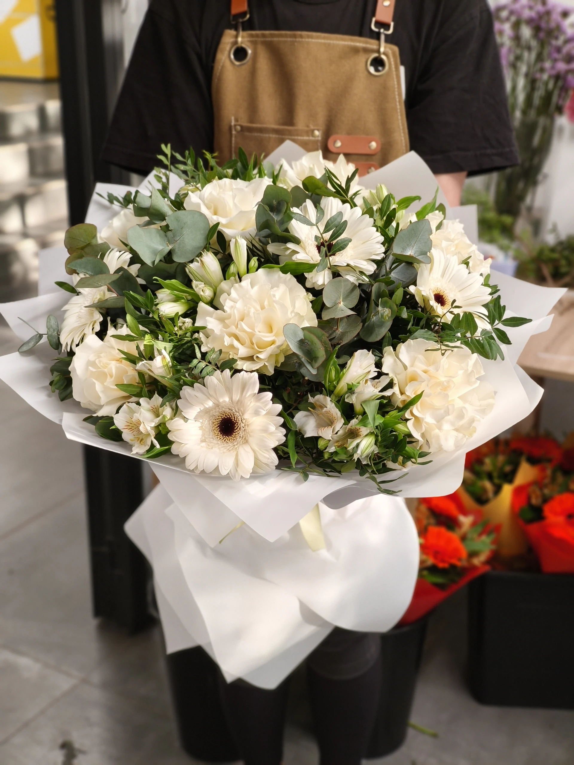 Букет с герберами
