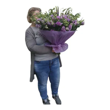 Букет из 25 эустом (лизиантусов)